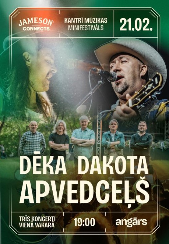 Kantrī minifestivāls: Dēka, Apvedceļš un Dakota