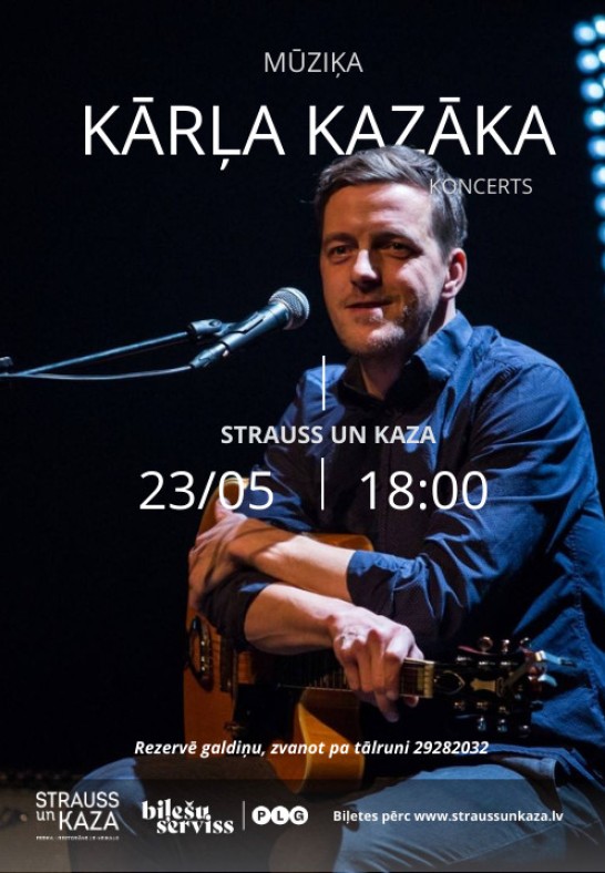 Mūziķa Kārļa Kazāka koncerts
