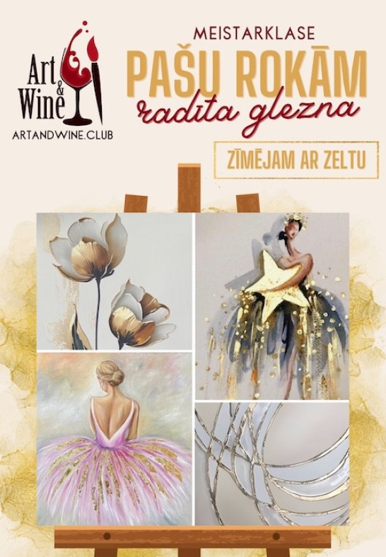 Art&Wine radošā meistarklase: Sievietes.