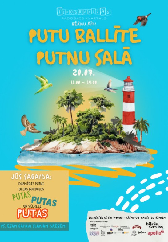 Putu ballīte Putnu salā
