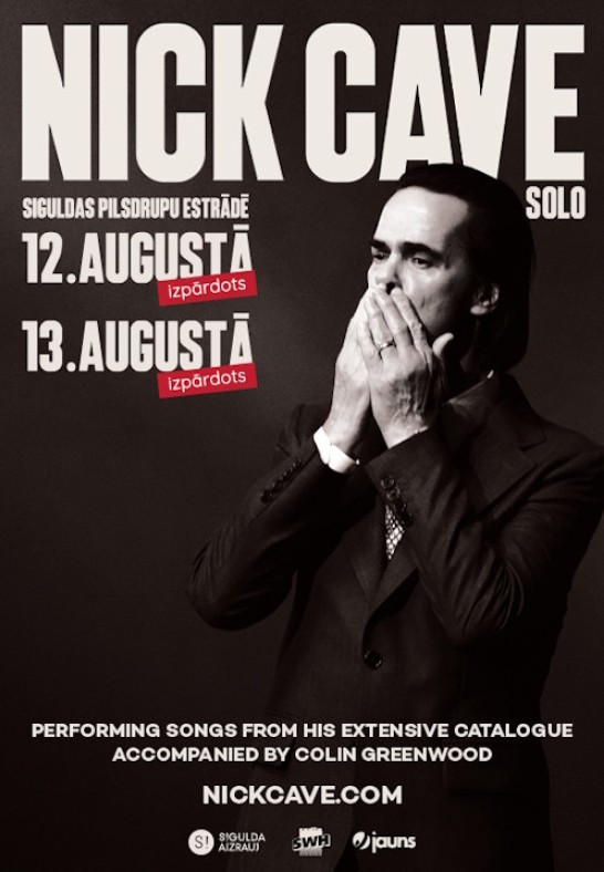 Nick Cave Solo | Accompanied by Colin Greenwood
